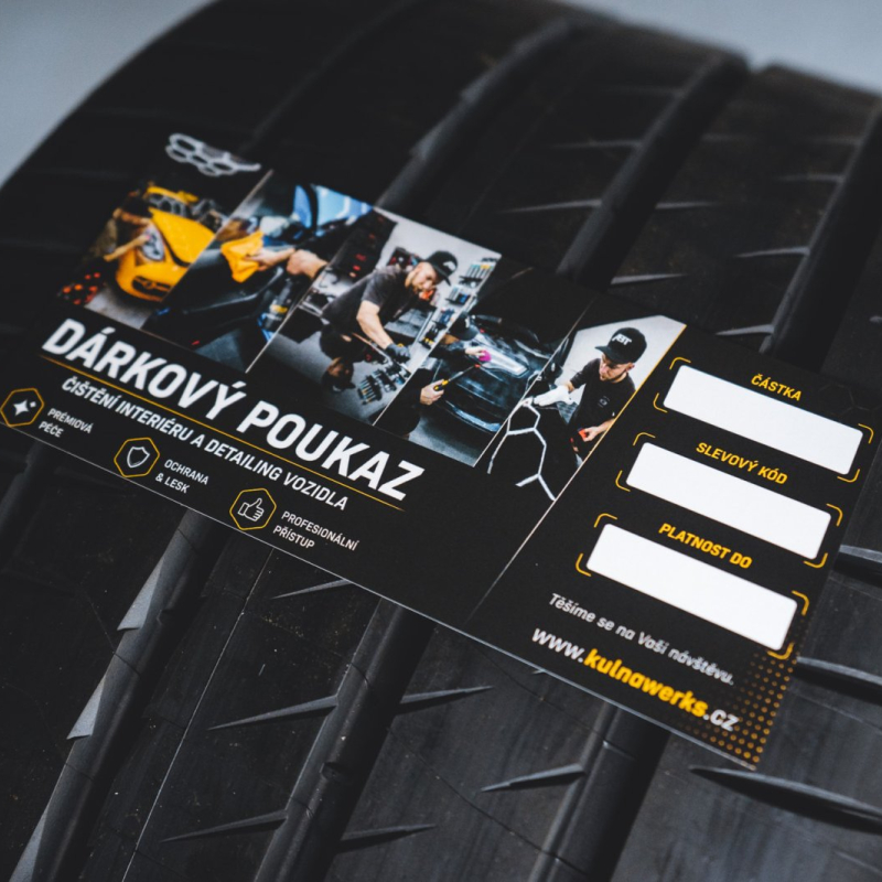 Dárkový poukaz - Detailing & Čištění interiéru
